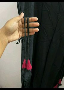 Sleeveless Black Kurta