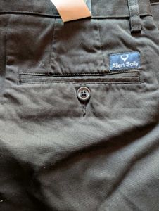 Black Formal Cotton Trousers