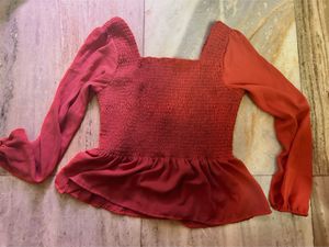 Pink Ribbed Top