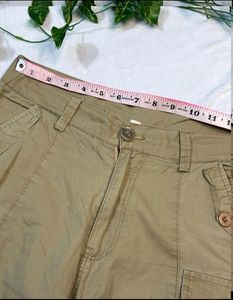 Pinteresty Biege Cargo Trousers