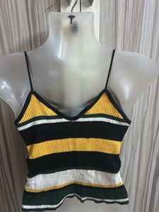 Striped Knit Cami Top
