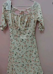 Floral Print Mini Dress