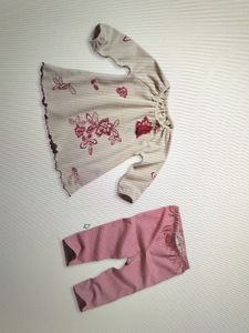 Dave And Bella Flees Dress Set For Baby Girl