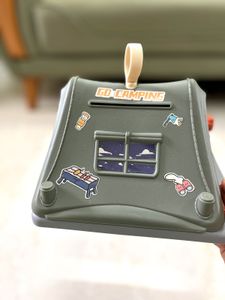 Tent Style Money Bank With DIY Stickers