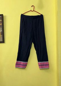 Elegant Navy Blue Kurti Set