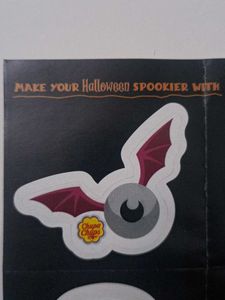 Chupa Chups Halloween Glow In Dark Stickers