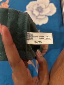 Green Padded Pushup Bra (Non Wired)