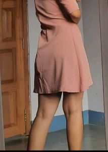 Pink Fit &amp; Flare Dress