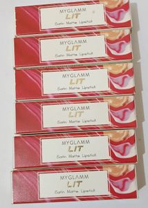 Combo Of 6 Myglamm Lipstick