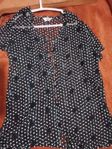 Polka Dot Sheer Cardigan