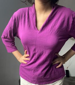 Korean Soft Purple Top