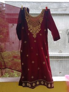 Embroidery Suit Salwar Full Set
