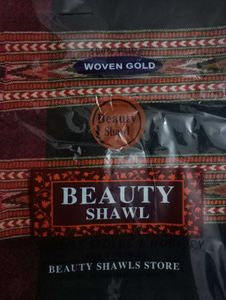 Elegant Maroon shawl