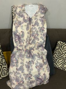 Paisley Print Luxury Dress