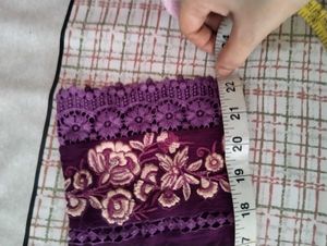 Purple Embroided Co Ord Set 💜