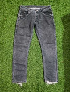 Grey Denim Jeans