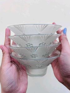 Combo Of 4 Glass Bowl 🥣