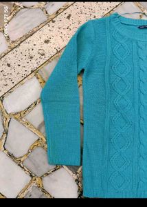 Teal Knit Sweater