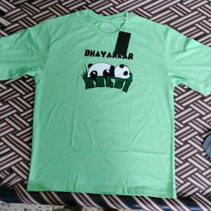 Green Graphic Print T-Shirt
