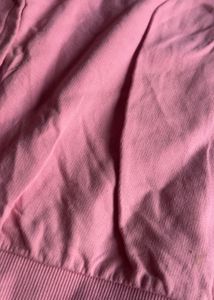 Pink "Hey-Bye" Embellished Sweatshirt