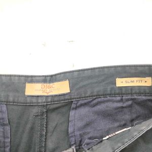 Blue Formal And Casual Pant