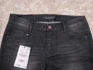 Cubus Embroidered Dark Wash Jeans