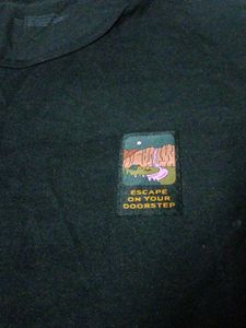 Black Graphic Tee - Size M