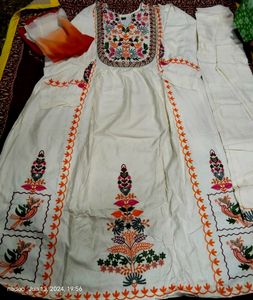 Embroidery Top And Bottom of Pant