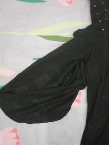 Cold Shoulder Studded Top