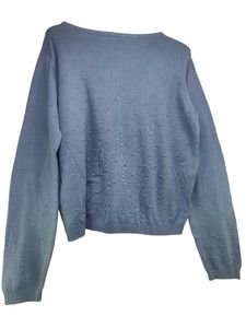Cute Blue Knit Sweater