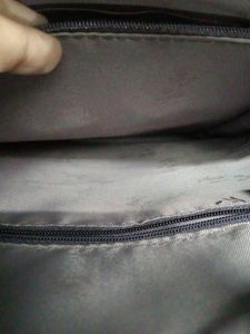 Grey and Pink Backpack
