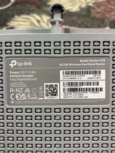 TP-Link Archer C20 Wireless Router 2.4 GHZ, 5 GHz