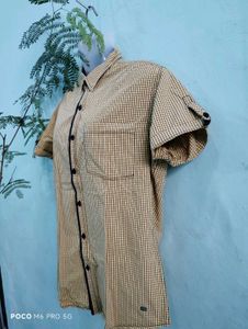 short-sleeve button-down