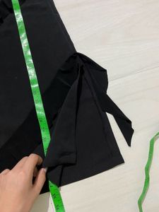 Black Skirt With Ruffles