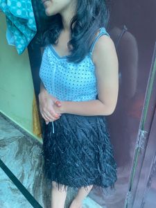 Cute Polka Dot Top &amp; Skirt
