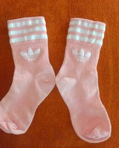 Adidas Pastel Pink Socks