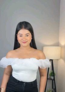 Beautiful White Bardot Top