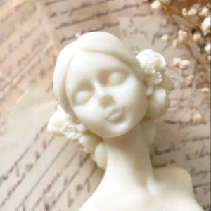 Unique Woman Bust Candle Set
