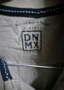 DNMX Grey Polo T Shirt