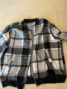 Cozy Plaid Flannel Jacket