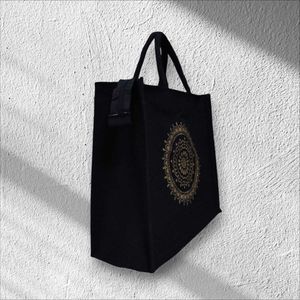 Beautiful Black Canvas Bag Combo For Gifting
