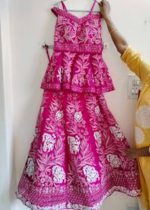 Hot Pink Bridal Lehenga