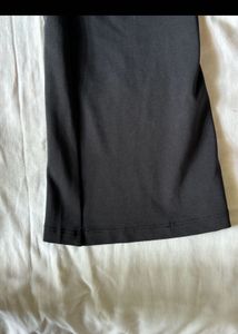DRYFIT BLACK FLARED GYM TIGHTS