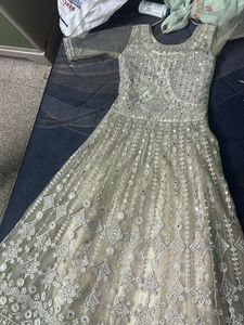 Long Gown Wit Cancan Fittited