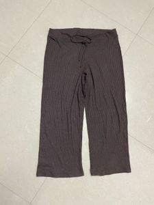 H&amp;M Ribbed Knit Palazzo Pants