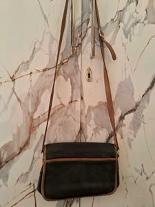 Vintage Leather Made In Paris Bag