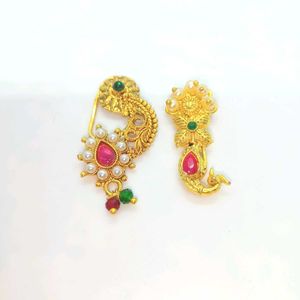 Brand New Nosering Ring Nath Combo