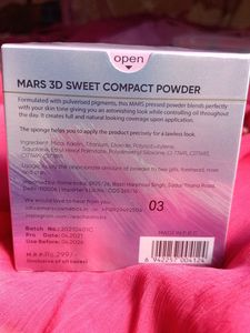 MARS 3D Sweet Oil Control Double Powder