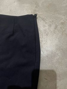 Dark Blue Pencil Mini Skirt