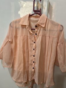 Shirt - Women - Peach Colour